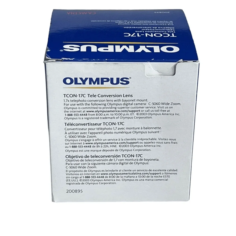 Olympus TCON-17C 1.7x Telephoto Conversion Digital Camera Lens 200895